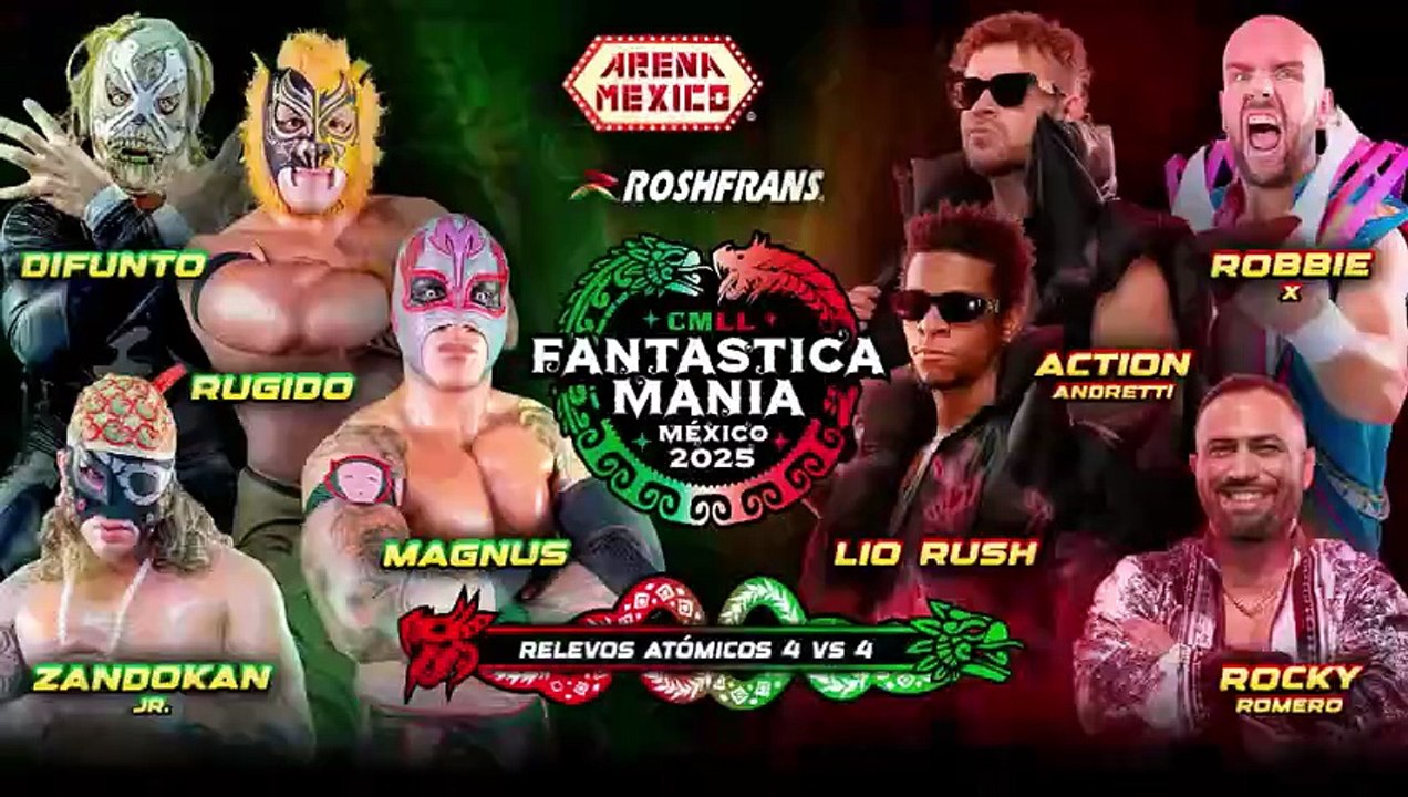 CMLL NJPW AEW - Fantastica Mania Mexico June 20th 2025 Full Show (Part-1) [Full Movie]