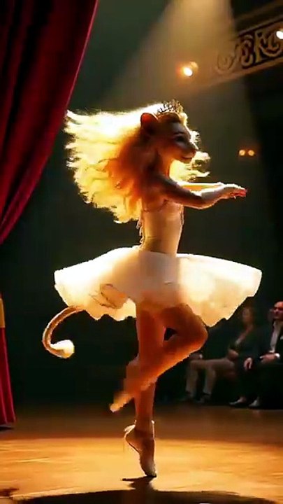 Lion Ballerina’s Magical Performance 💫🦁✨