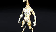 Anthropomorphic Rig-Ready Giraffe 🦒🎨✨  Low Poly Asset