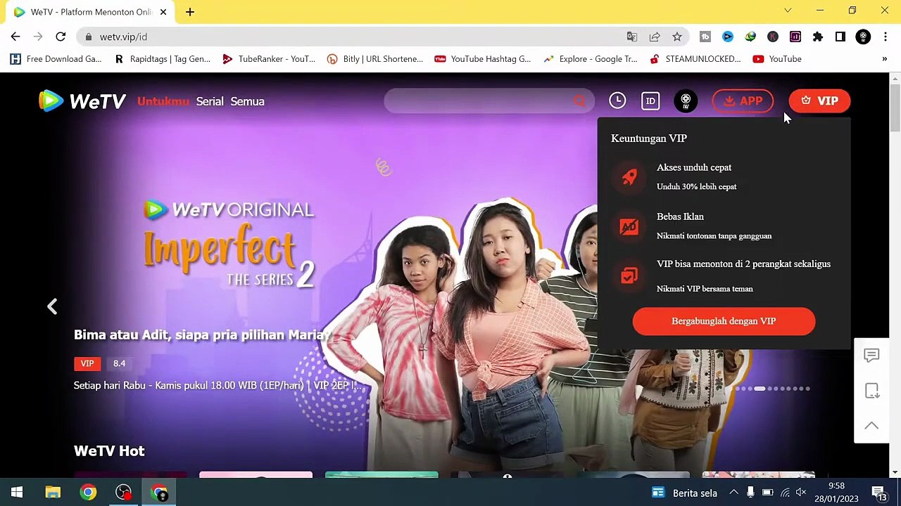 CARA BERLANGGANAN WETV | CARA BELI VIP WETV