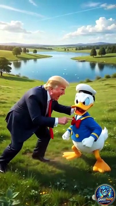 Donald Trump vs Donald Duck - Epic Argument Ends with Rocket Launcher 🔥