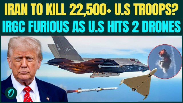U.S Shoots Down 2 Iranian Drones BREAKING: IRGC’s CHILLING Warning | 22500+ US Troops UNDER THREAT?