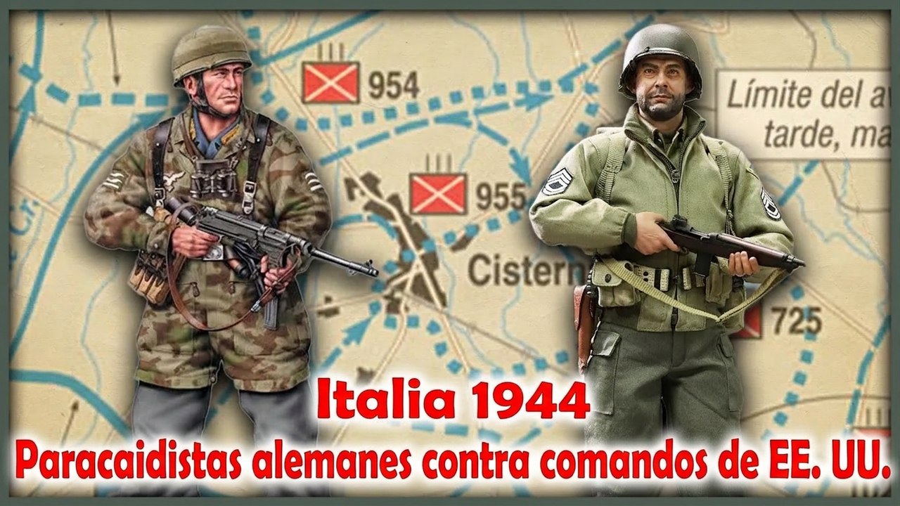 Italia 1944: Paracaidistas Alemanes vs. Rangers de EE.UU. – La batalla de Cisterna y Anzio-Nettuno