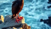 This Bird's Red Legs Are a Hunting Weapon
