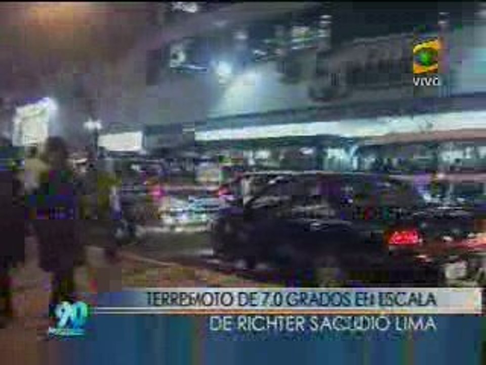 terremoto en lima peru miraflores