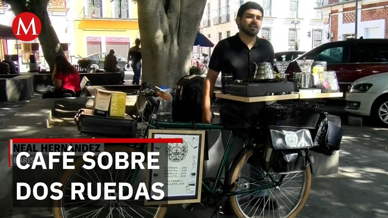 Barista abandona cafetería exclusiva para vender café de especialidad en bicicleta