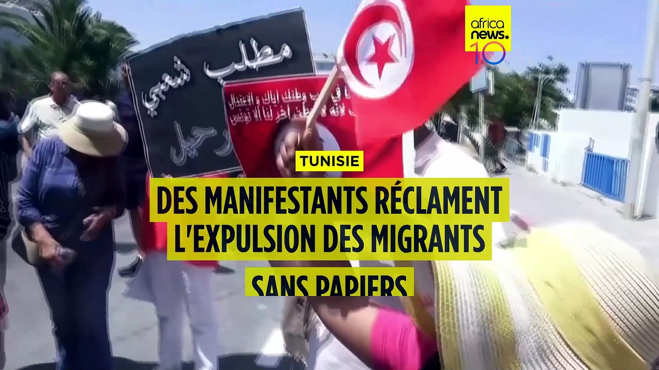 Tunisie : des manifestants réclament l'expulsion de subsahariens sans-papiers