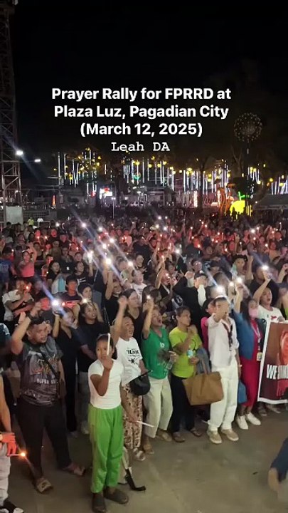 Panoorin; Prayer Rally for FPRRD at Plaza Luz, Pagadian City [Full Movie]