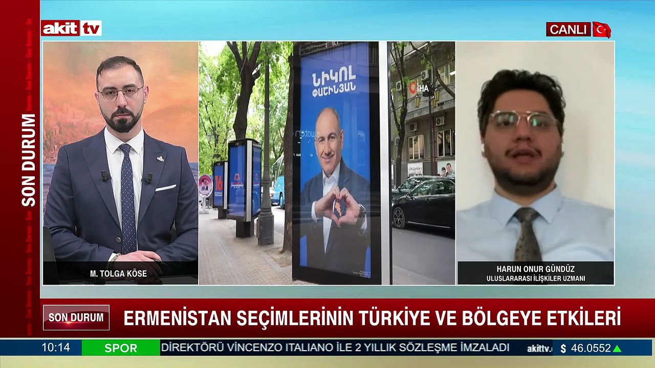 Harun Onur Gündüz  Ermenistan Seçimlerinin Türkiye ve bölgeye etkisini değerlendirdi