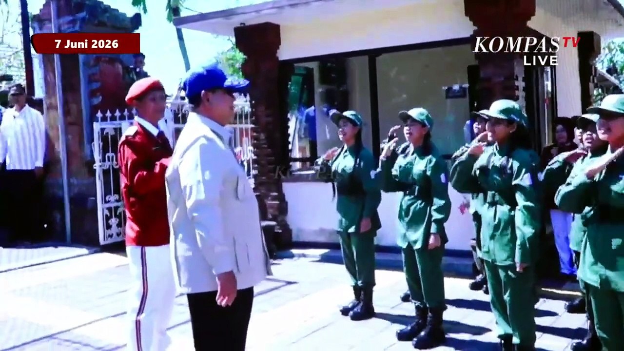 Prabowo Disambut Yel-Yel hingga Tari Kecak! Tinjau Sekolah Rakyat di Tabanan Bali