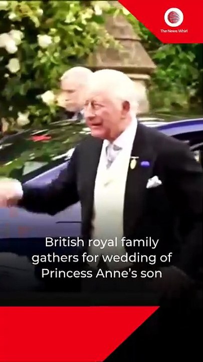 British royal family gathers for wedding
