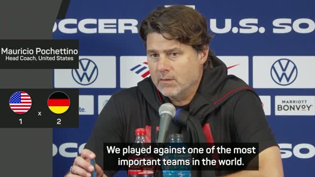 Pochettino pleased with performance in defeat to Germany