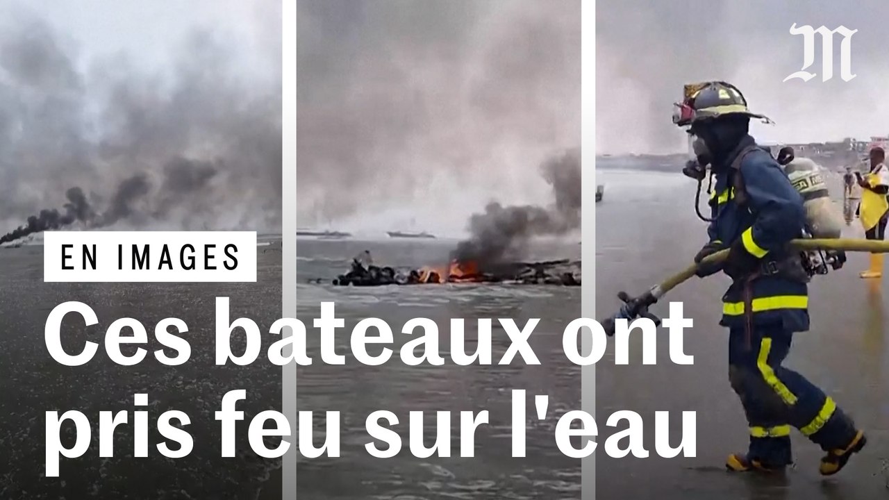 Equateur : un important incendie détruit des dizaines de bateaux