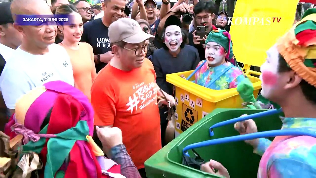 FULL! Pramono Buka CFD Rasuna Said, Gandeng Cinta Laura Jadi Duta Pilah Sampah