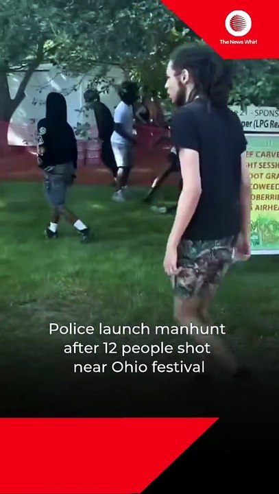 Police launch manhunt after 12 people shot