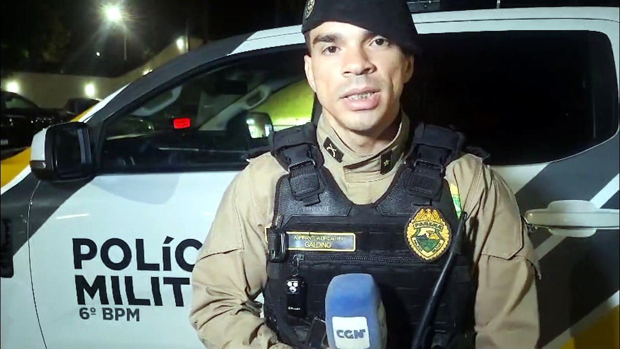 Tenente destaca rápida resposta da PM e apreensão de armas após tentativa de roubo no Alto Alegre