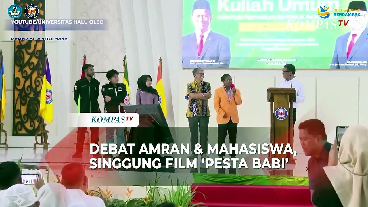 [FULL] Debat Mentan Amran-Mahasiswa Singgung soal Film Pesta Babi: Pokoknya Bebas Bertanya