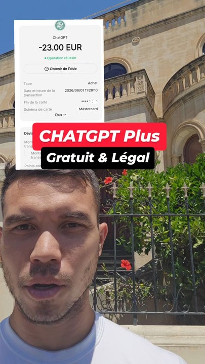 Comment avoir CHATgpt plus (version payante) gratuit et légal 🤑