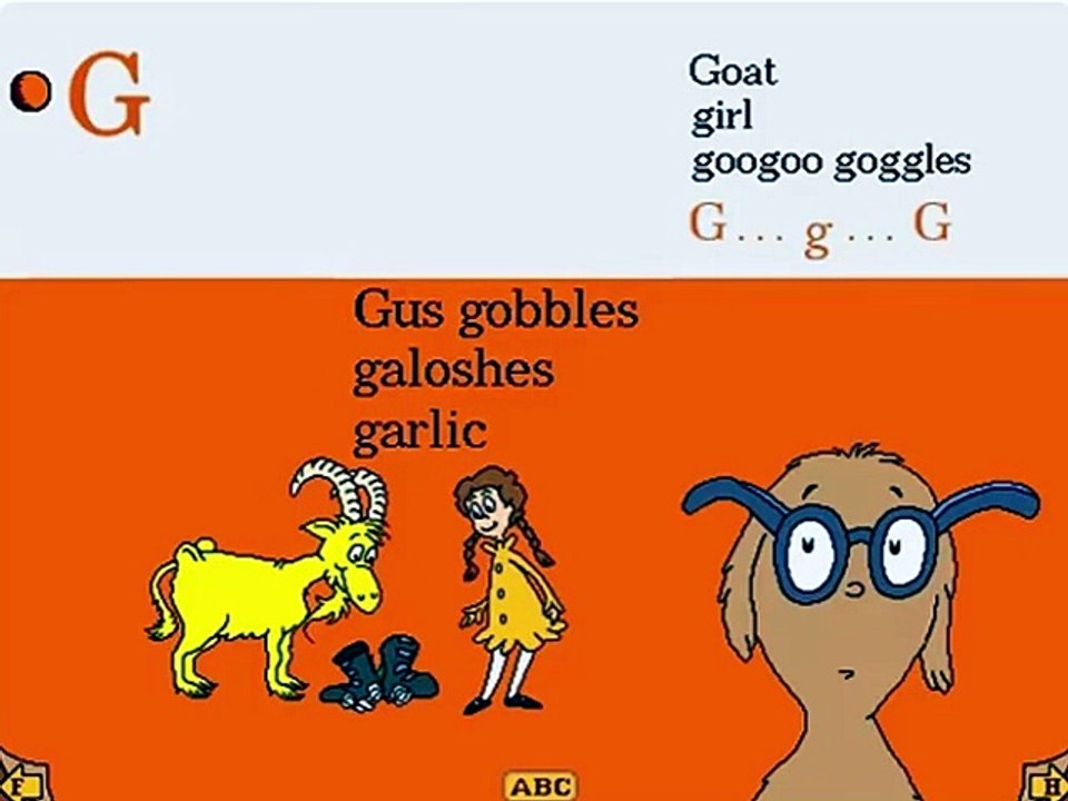 Dr. Seuss's ABC Living Books - Letter G
