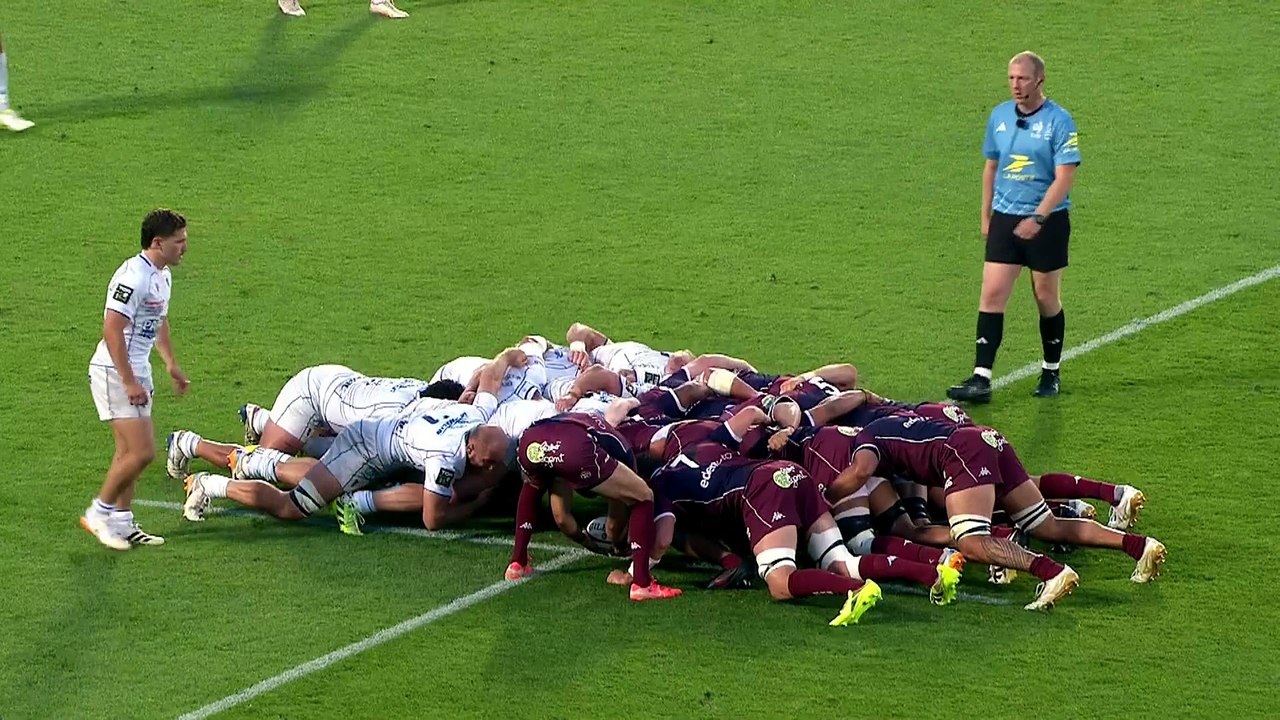 TOP 14 - Essai de Temo MATIU (UBB) - Union Bordeaux-Bègles - ASM Clermont