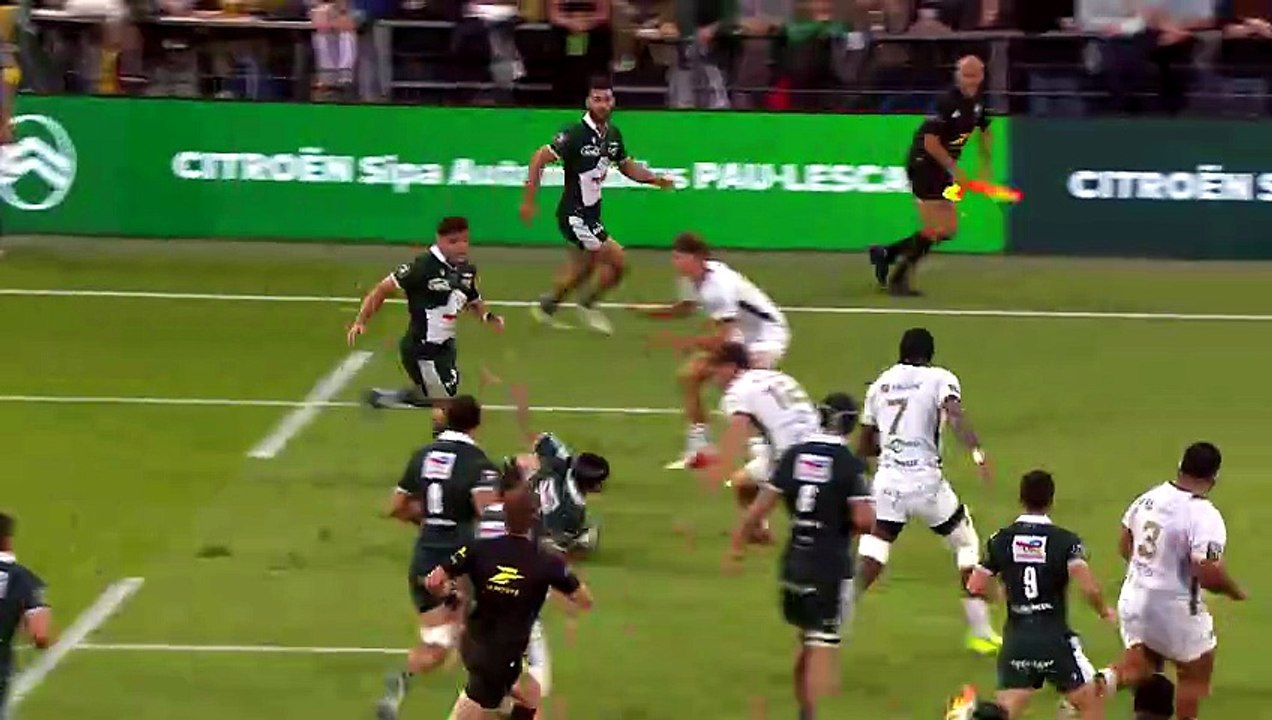 TOP 14 - Essai de Aymeric LUC (SP) - Section Paloise - US Montauban