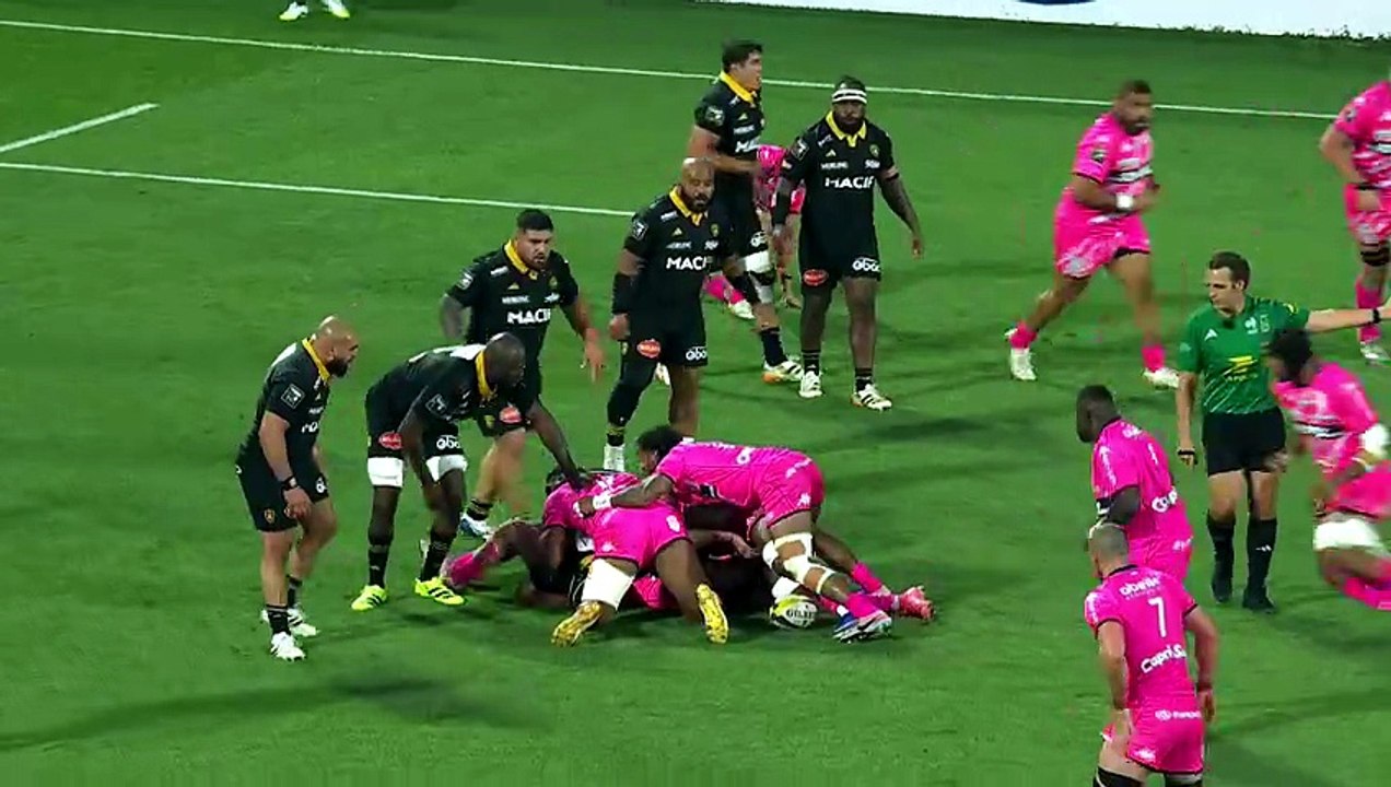 TOP 14 - Essai de Jeremy WARD (SFP) - Stade Rochelais - Stade Français Paris