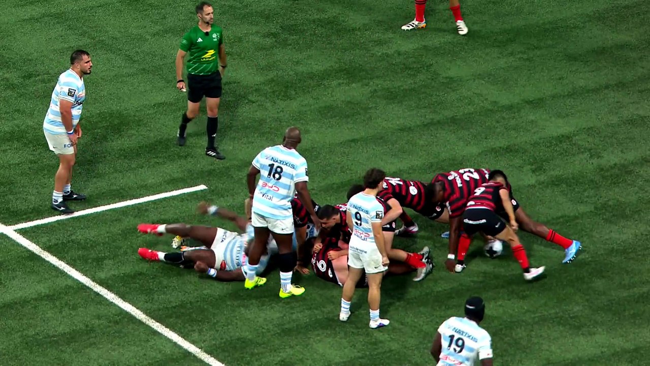 TOP 14 - Essai de Léo CARBONNEAU (R92) - Racing 92 - Stade Toulousain