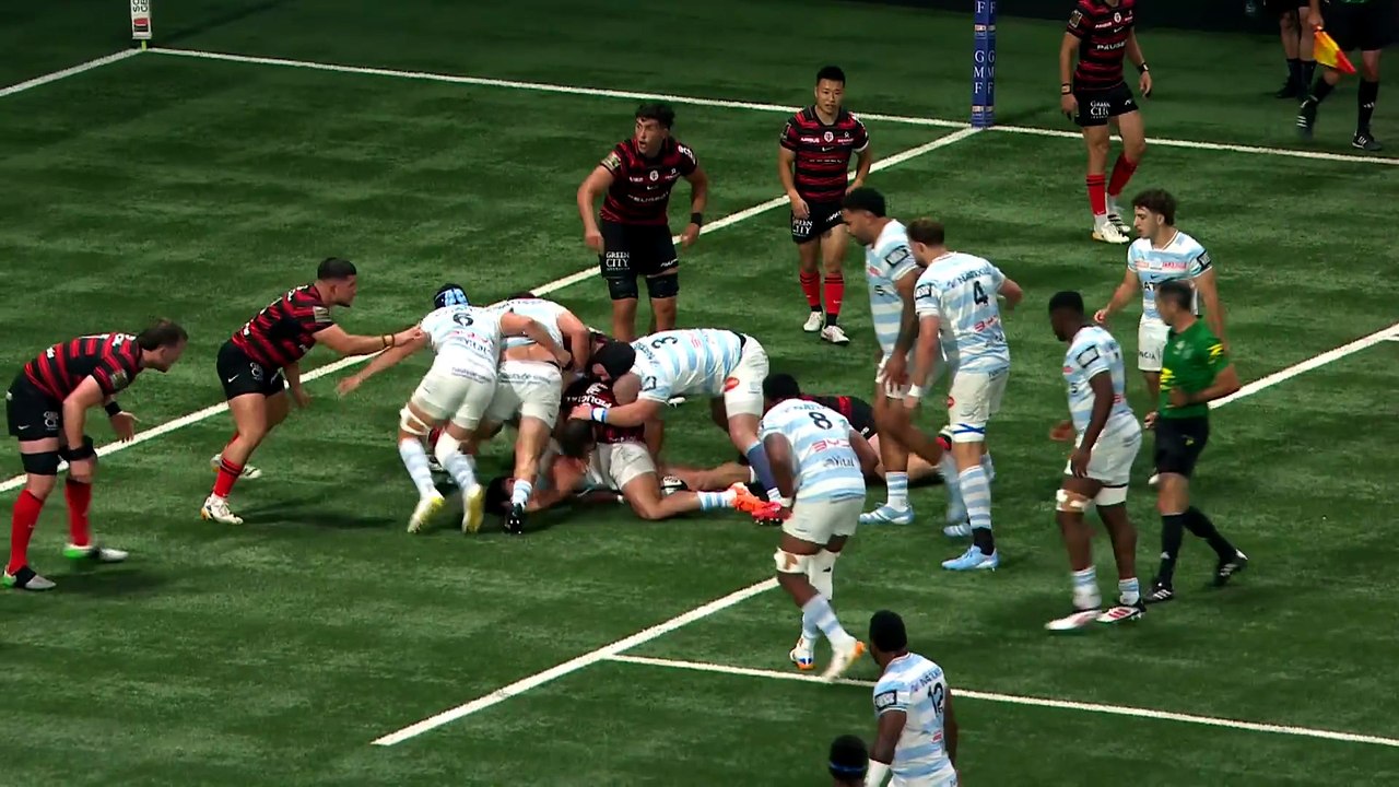TOP 14 - Essai de Jonny HILL (R92) - Racing 92 - Stade Toulousain