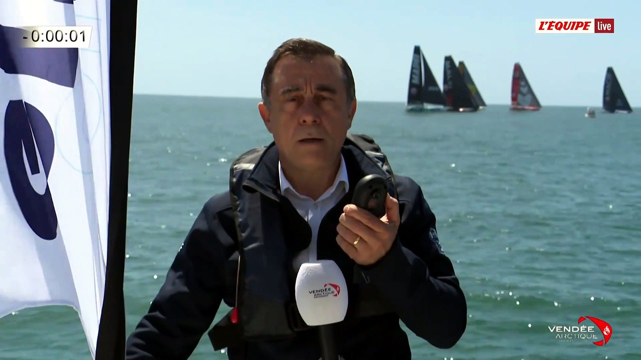 Le départ en vidéo - Voile - Vendée Arctique