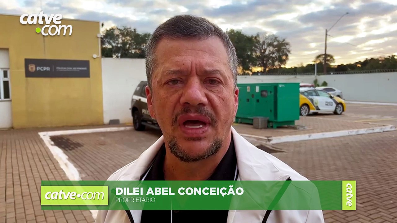 Suspeito de furto em loja de veículos na Avenida Brasil foi flagrado por filho do proprietário