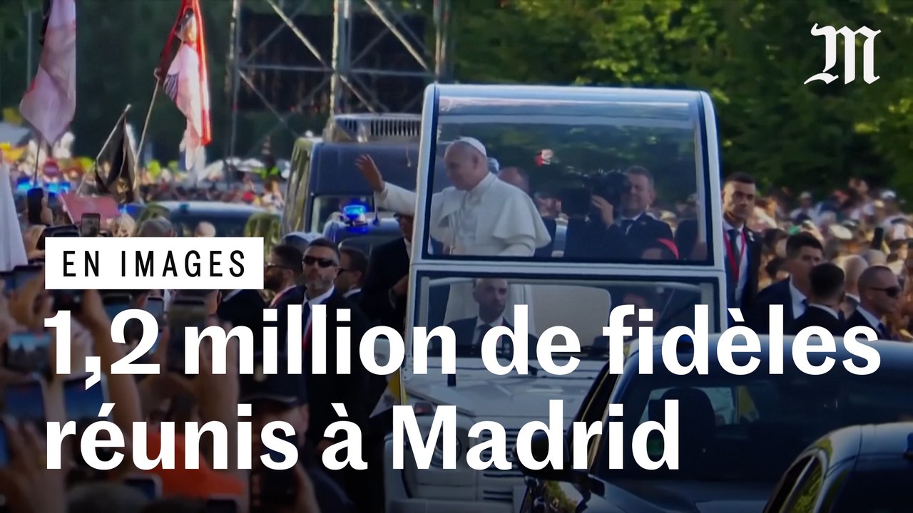 1,2 million de fidèles pour la messe du pape à Madrid