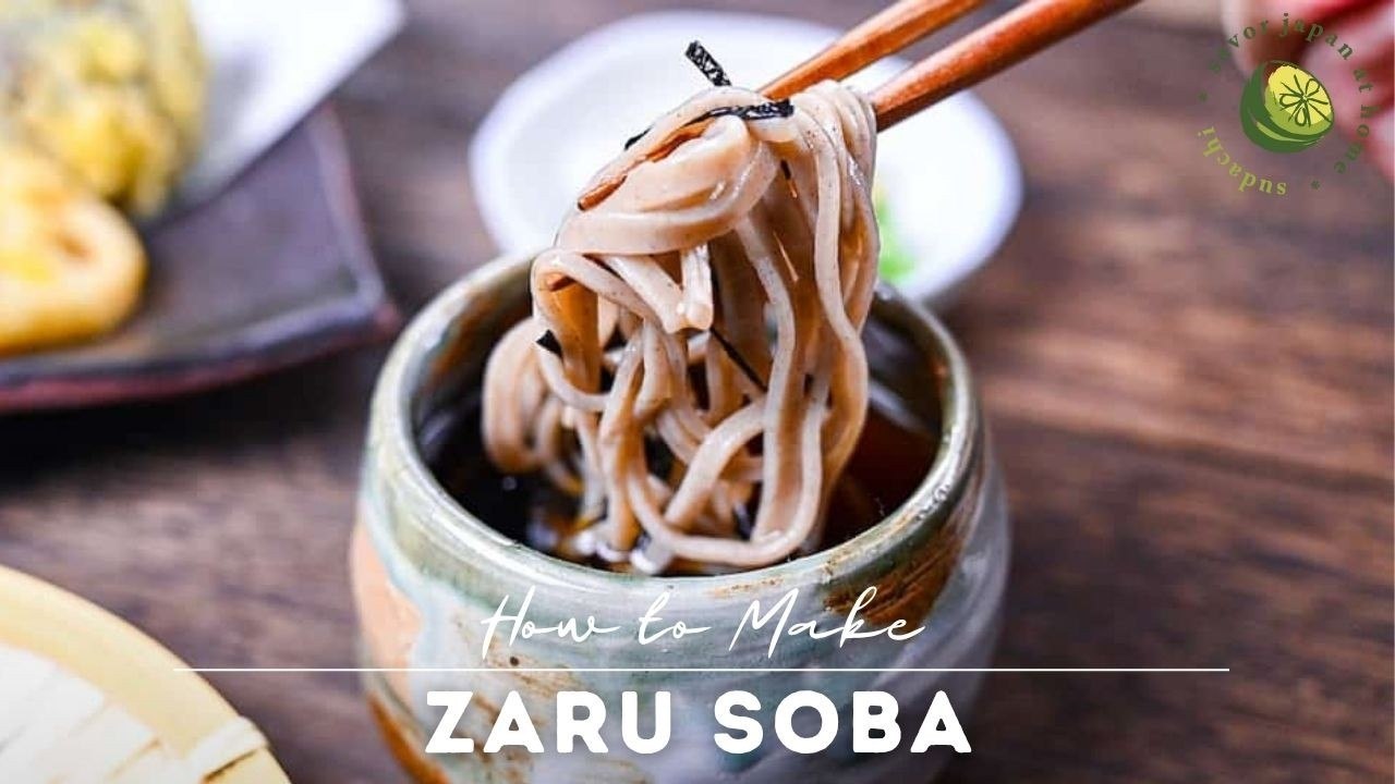 Classic Zaru Soba with Customizable Chilled Dipping Sauce