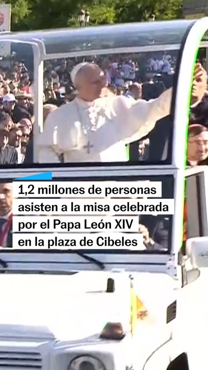 Más de un millón de personas asisten a la misa del Papa en Cibeles