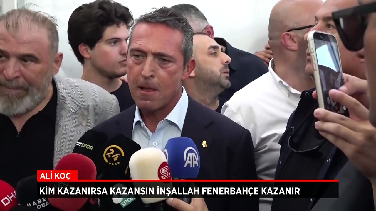 Ali Koç: Kim kazanırsa kazansın inşallah Fenerbahçe kazanır