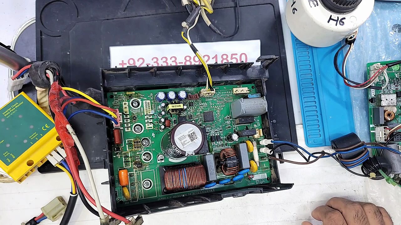 Gree DC Inverter AC Outdoor PCB Repair - EE E6 H5 U7 PH E5 PU FA HC 9 Errors Solved by Ustad Babar - Babar Electronics HVACR (720p, h264)