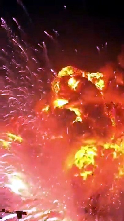 This absolute unit of a chemical explosion in Tianjin, China (2015)