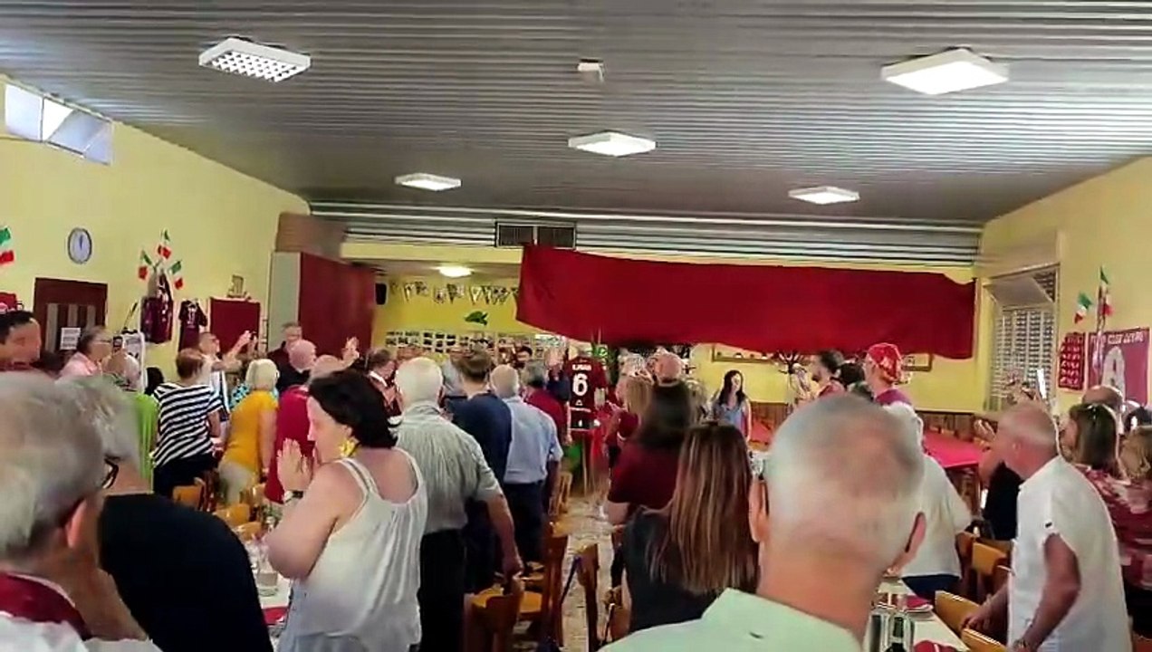 Marco Ferrante acclamato al Toro Club Leinì (VIDEO)