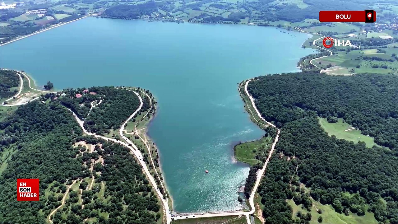 Bolu'da içme suyunun karşılandığı Baraj Gölet'inde su seviyesi yüzde 100'e ulaştı