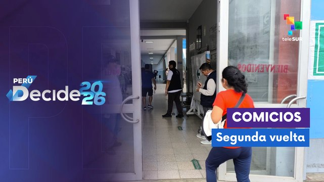 Inicia segunda vuelta presidencial en Perú