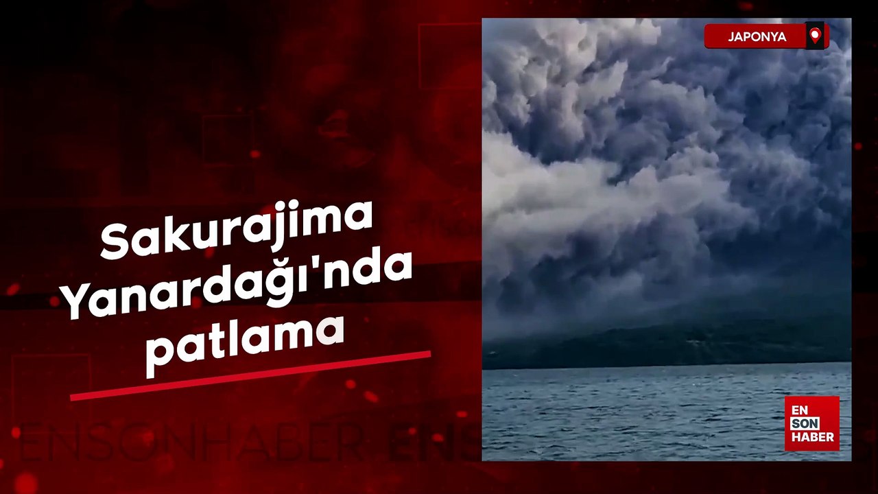 Sakurajima Yanardağı'nda patlama