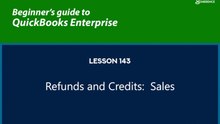 143 - Refunds and Credits: Sales