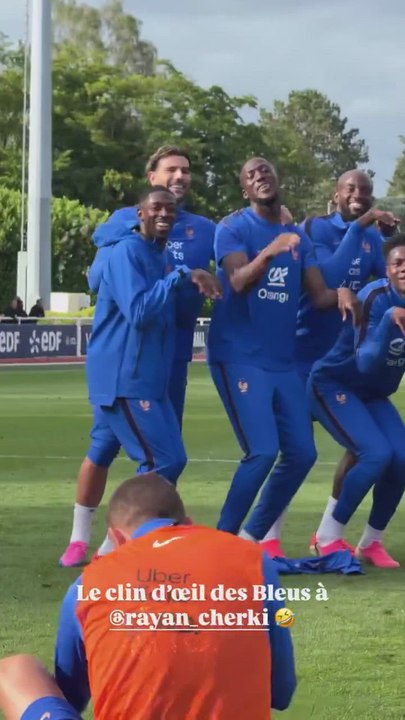 El vacile viral de Mbappé y compañía a Cherki