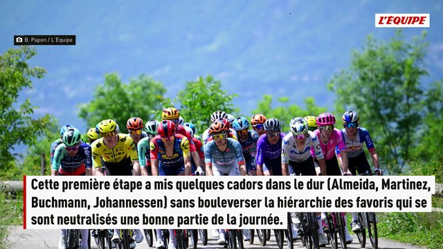 Alex Baudin remporte la première étape du Tour Auvergne-Rhône-Alpes, Paul Seixas perd quelques secondes - Cyclisme - Tour Auvergne-Rhône-Alpes