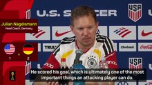 Nagelsmann delighted with team camaraderie towards Leroy Sane