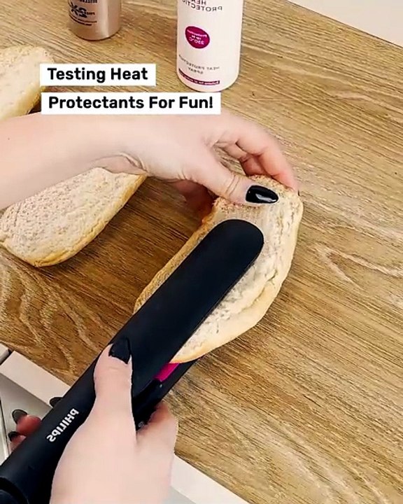 Testing different heat protectant products for hair!