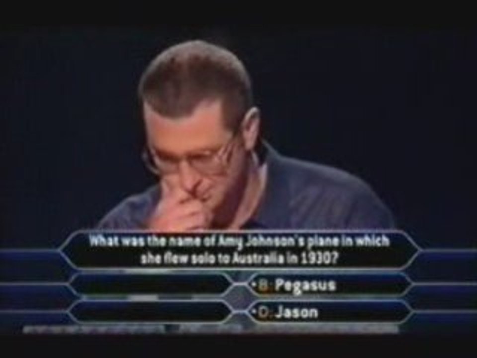 Who wants to be a Millionaire - Duncan Bickley