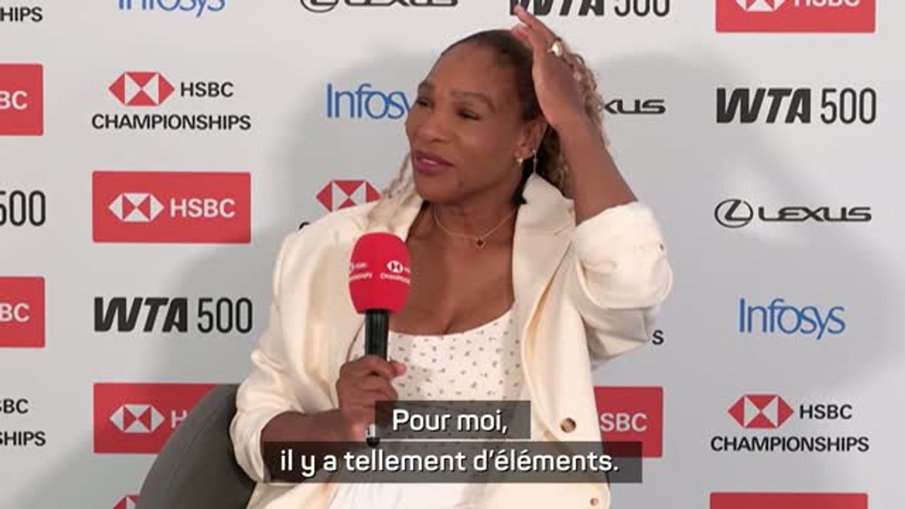 Queen's - Serena Williams : "Jouer en simple, ce n'est pas encore le projet"