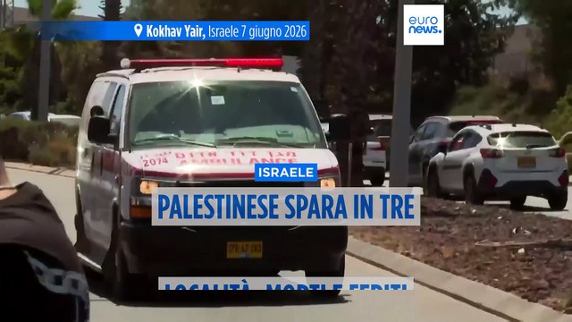 Palestinese apre il fuoco nel centro di Israele: un morto e cinque feriti