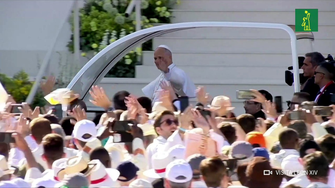 El papa León XVI ofició una misa ante más de 1,2 millones de fieles en Madrid