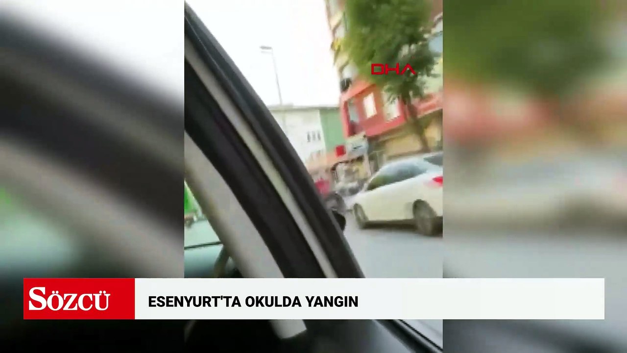 Esenyurt'ta okulda yangın